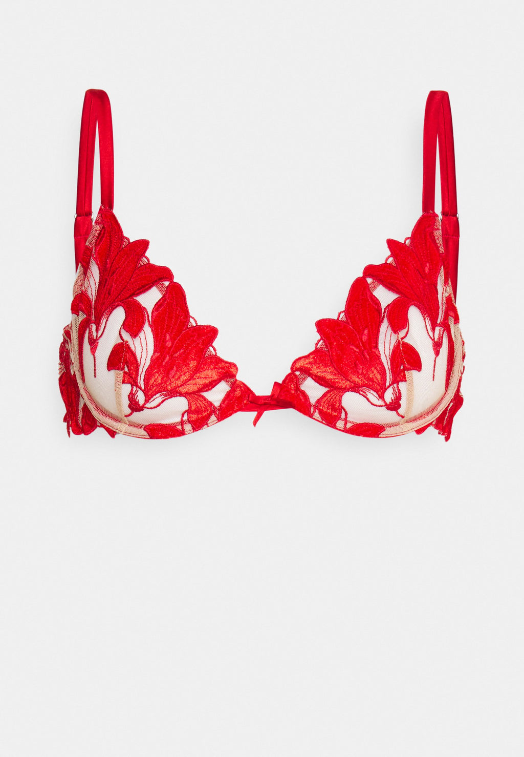 Fleur du Mal EMBROIDERY DEMI BRA