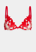 Fleur du Mal EMBROIDERY DEMI BRA