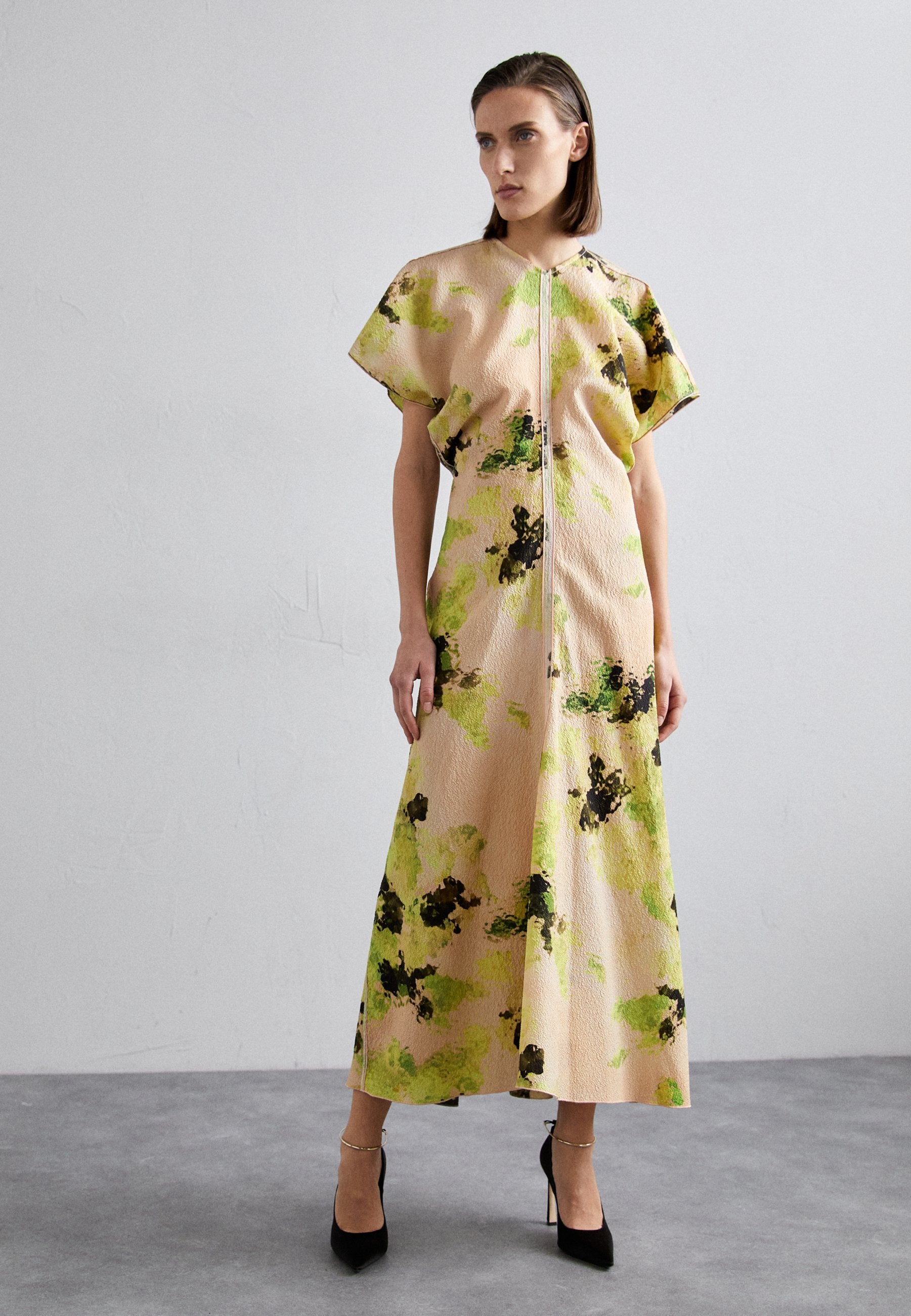 Victoria Beckham DRAPE SHOULDER DRESS