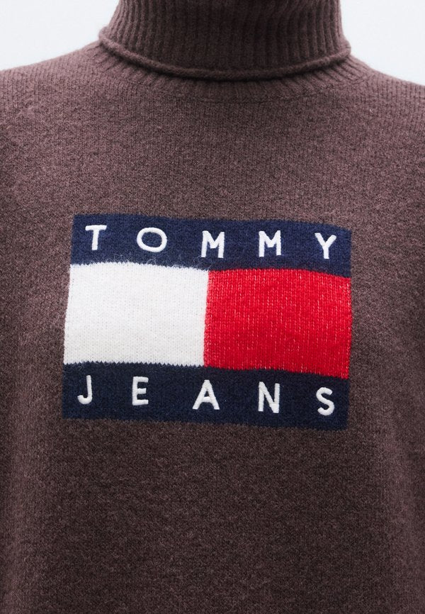 Tommy Jeans TOMMY FLAG RELAXED MAXI JUMPER DRESS