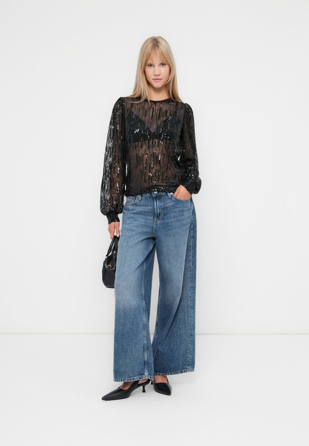 Pieces PCMALLE SEQUINS