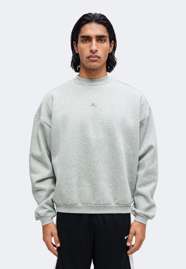 Nike Performance CREW - Sweatshirt - dark grey heather/black