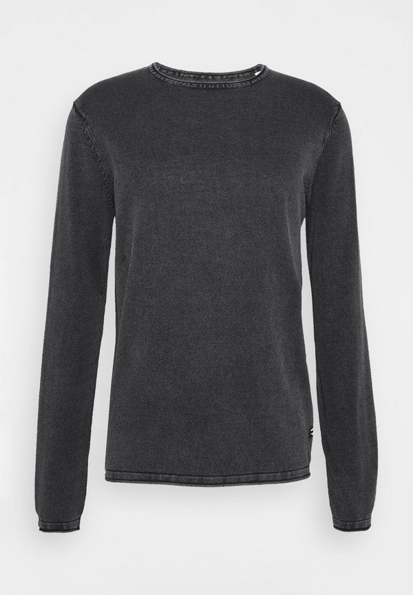 Jack & Jones JJELEO KNIT CREW NECK NOOS - Jumper - caviar