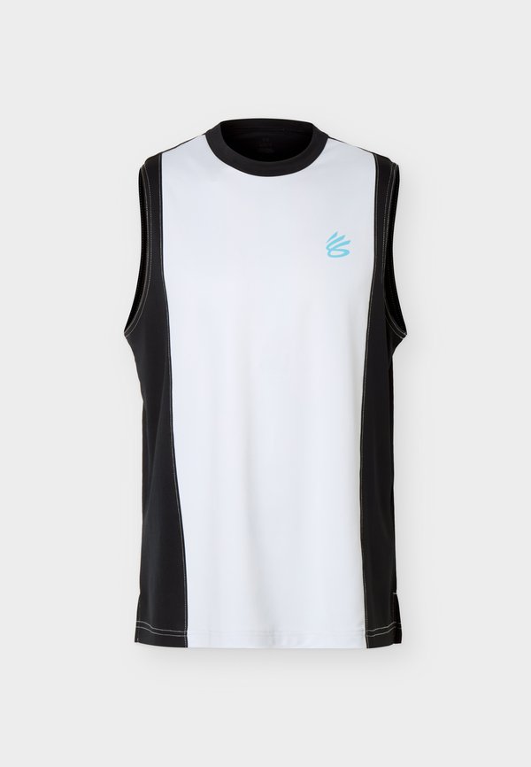 Under Armour CURRY TRAINING TANK - Top - distant gray/black/fresco blue