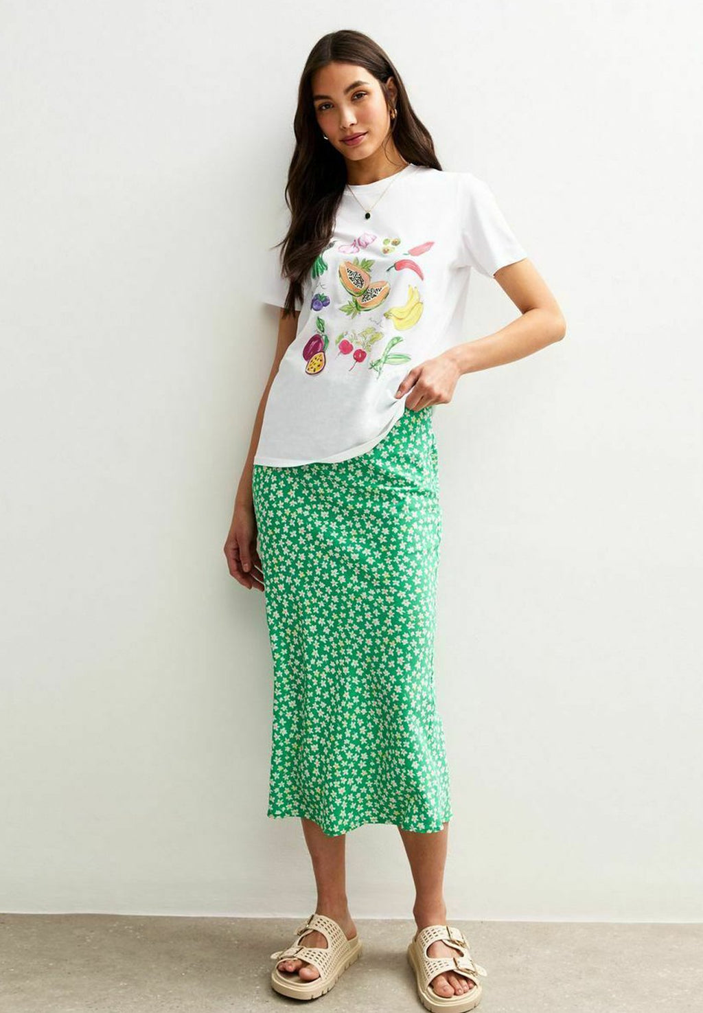 New Look FLORAL MIDI