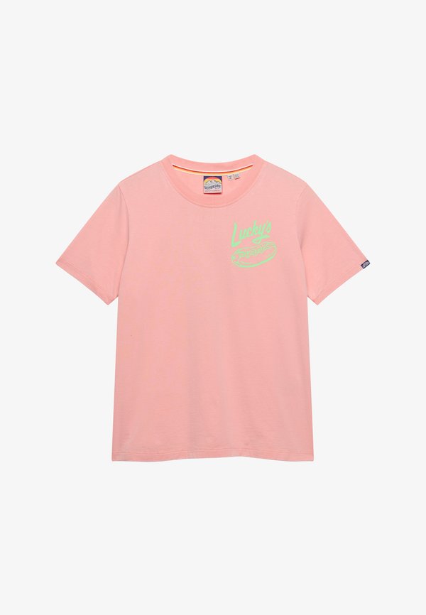 Superdry & Co SUPERDRY - Print T-shirt - peach amber pink