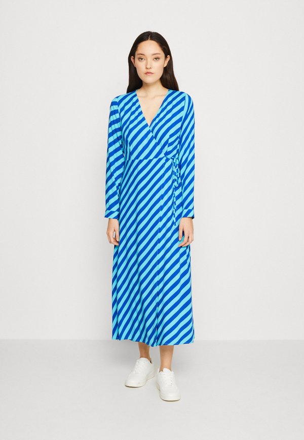 YAS YASSAVANNA LONG WRAP DRESS