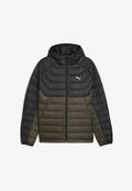 Puma MIT KAPUZE - Down jacket - dark olive