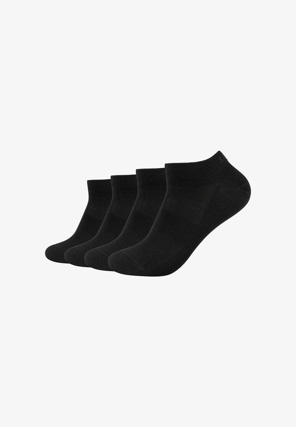 s.Oliver 4 PACK SNEAKER - Socks - black