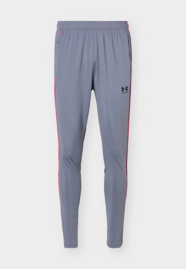 Under Armour CHALLENGER TRAINING - Tracksuit bottoms - titan gray/black/white