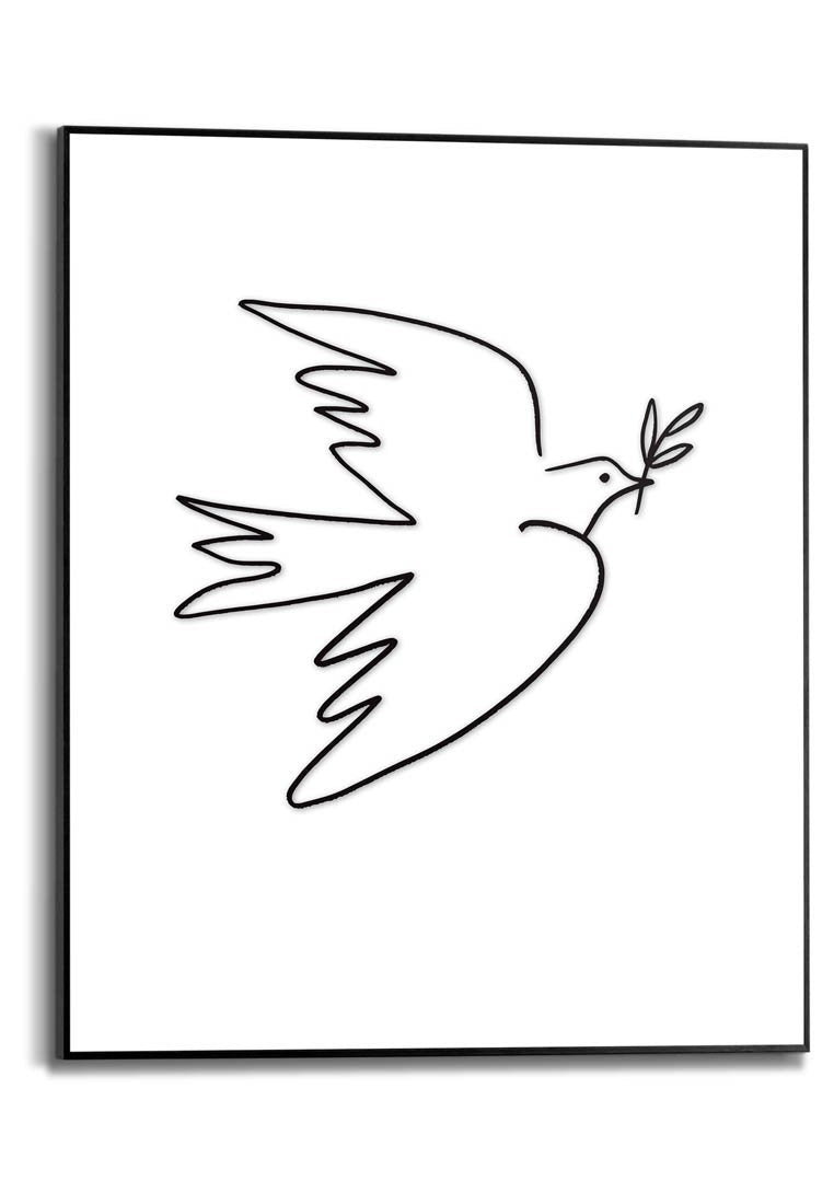 Orange Wallz DOVE OF PEACE