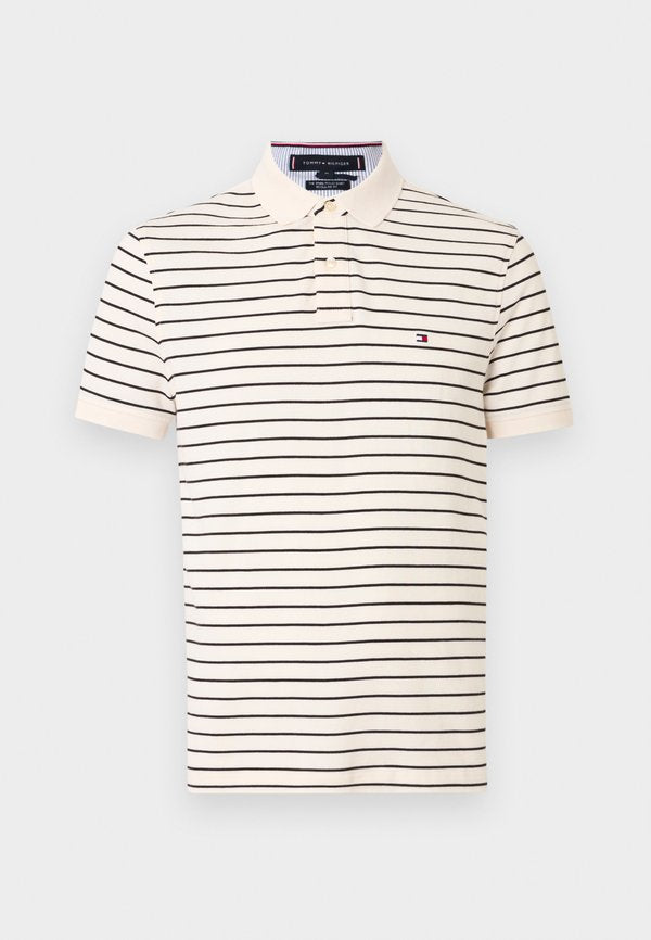 Tommy Hilfiger 1985 REGULAR POLO - Polo shirt - ivory petal/black