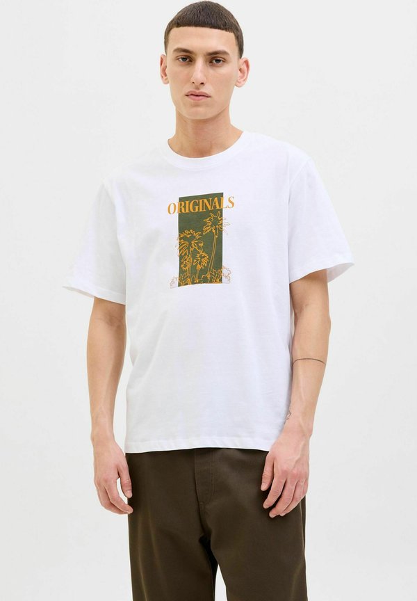Jack & Jones Printed - Print T-shirt - bright white