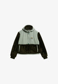 Superdry & Co SOFT HYBRID HALF ZIP - Fleece jumper - army khaki
