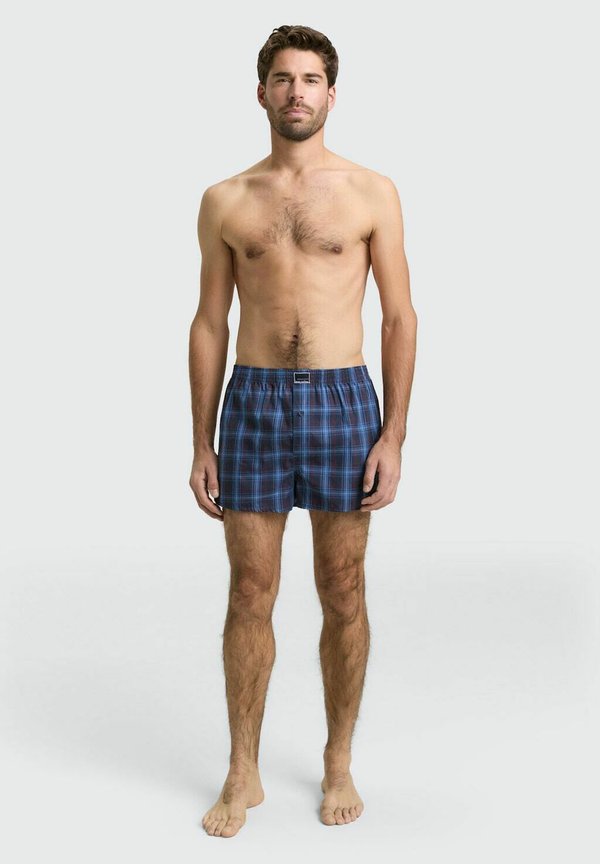 TOM TAILOR 2-PACK - Boxer shorts - blue dark check