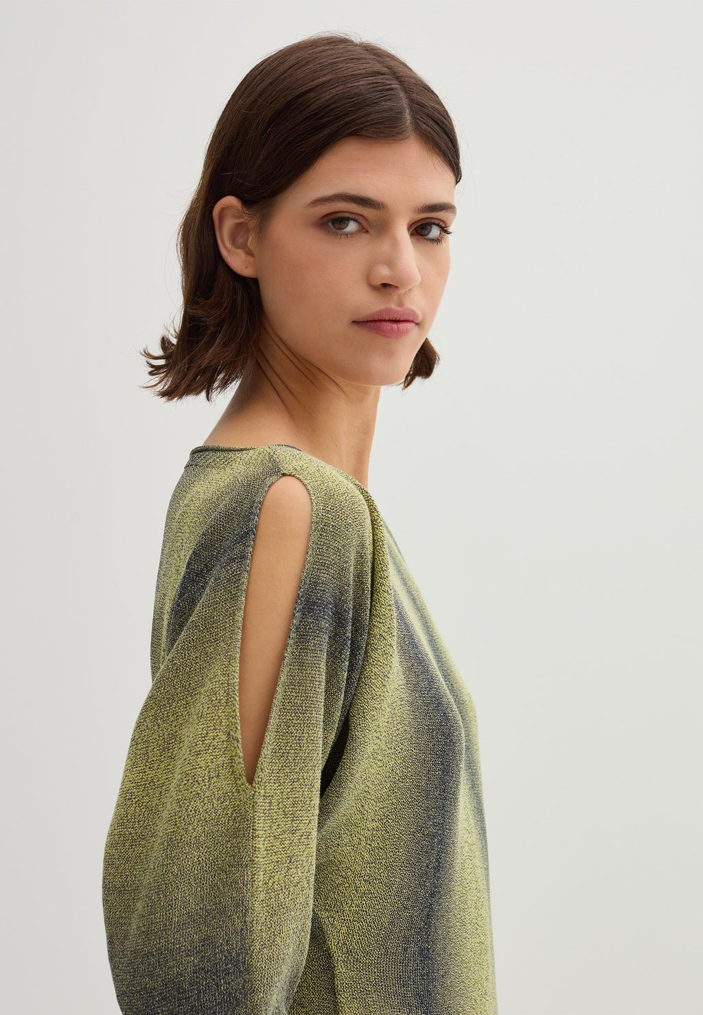 Stefanel SPACE DYED WITH BOAT NECK