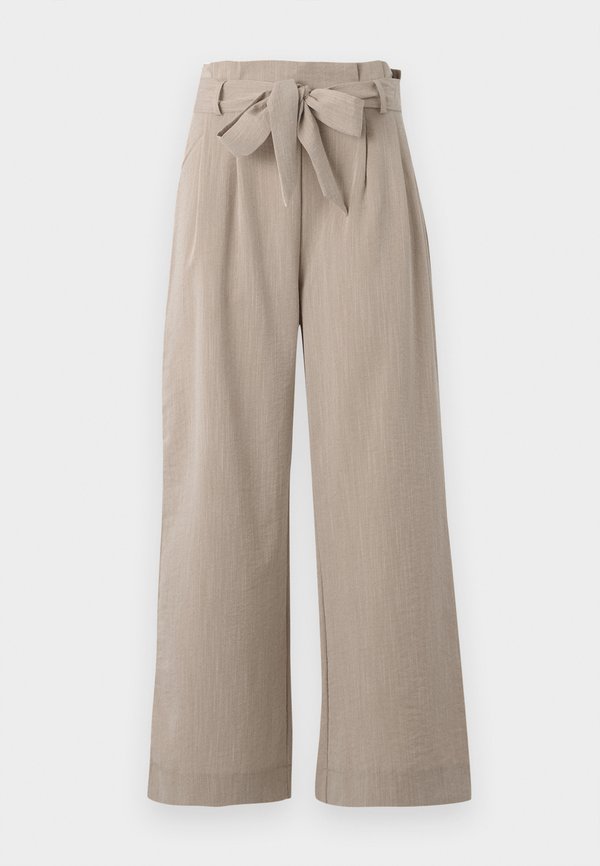 ONLY Paper ONLMARSA Flared Fit - Trousers - beige