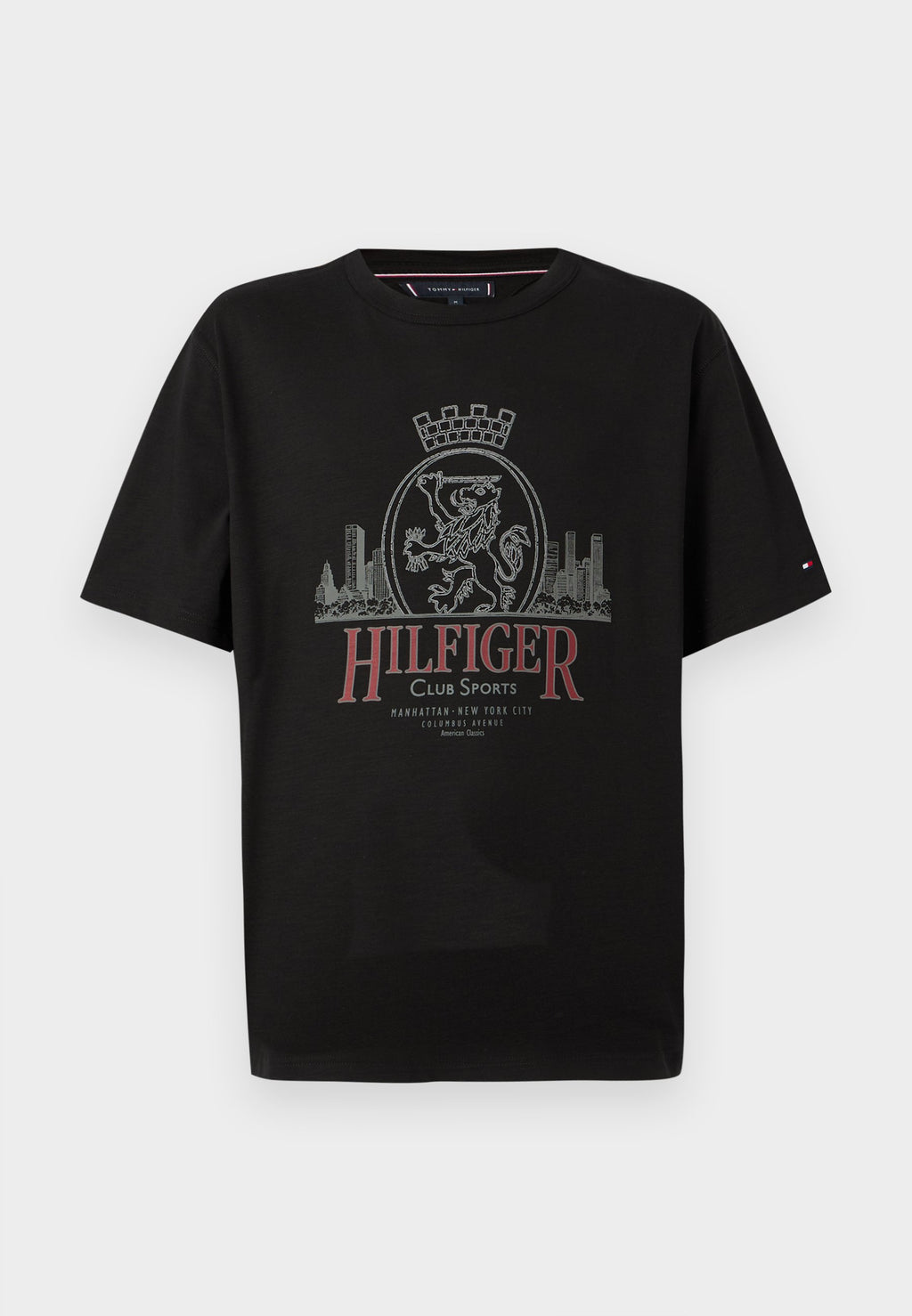 HERITAGE CREST LOGO TEXTURED JERSEY T-SHIRT Media 1