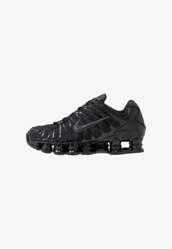 Nike Sportswear SHOX TL - Trainers - black metallic hematite max orange black