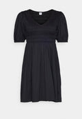 SMOCKED PUFF MINI DRESS - GAP - View 1