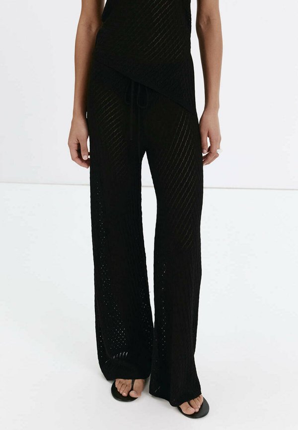 Mango ADULT - Trousers - black