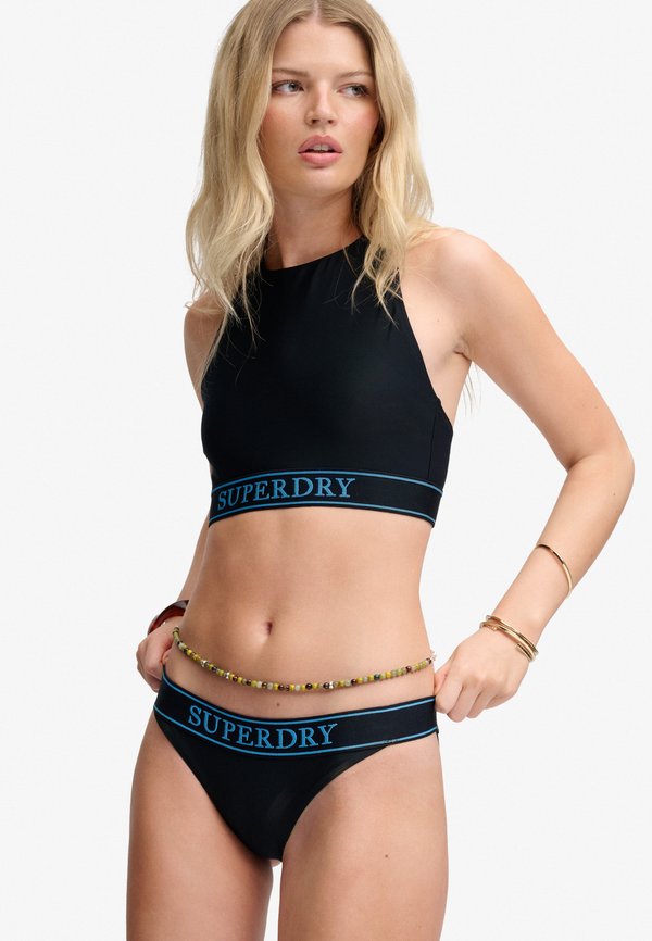 Superdry & Co SUPERDRY LOGO RACER BACK BIKINI TOP.. - Bikini top - eclipse navy