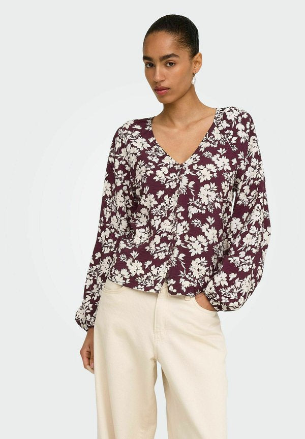 ONLY BLOUSE ONLZION BLOUSE - Blouse - fig