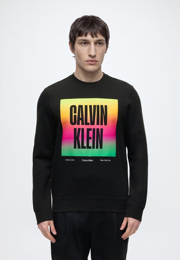 Calvin Klein Jeans PRIDE SWEATSHIRT - Sweatshirt - black