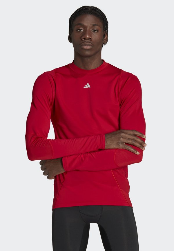 adidas Performance RUNNING TECHFIT COLDRE - Long sleeved top - rot
