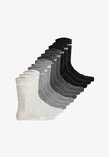 Jack & Jones TENNIS 12ER PACK - JACLOGO - Socks - schwarz grau