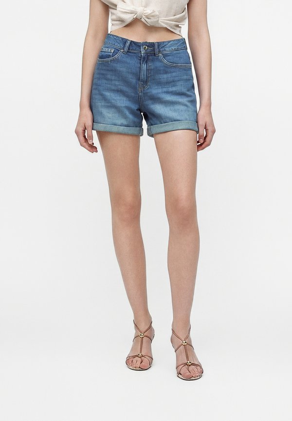 ONLY Denim ONLJOSEPHINE High waist Regular Fit - Denim shorts - medium blue denim