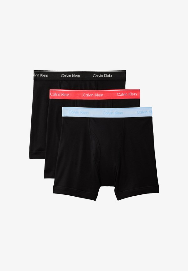 Calvin Klein Underwear 3 PACK - Boxer briefs - black bodies w  black punch