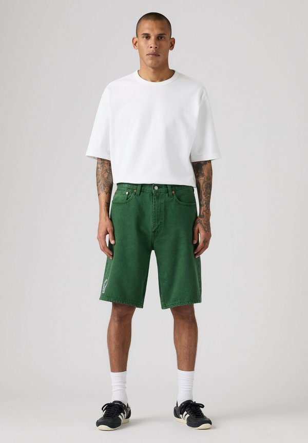 Levi's® X WC 478 BAGGY SHORT X FRANCE 478 BAGGY - Denim shorts - x france baggy s - greens