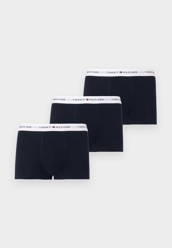 Tommy Hilfiger LOW RISE TRUNKS SIGNITURE  3 PACK - Trunks - dark blue