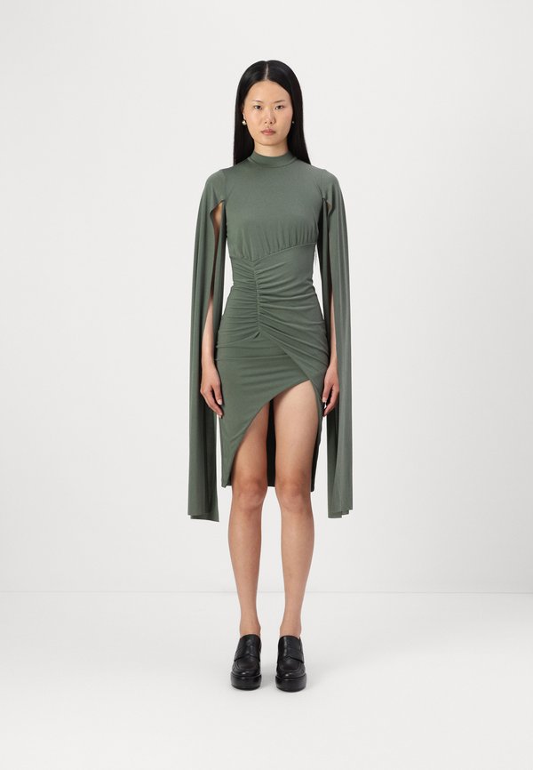 WAL G. DOHA OPEN SLEEVE SLINKY DRESS