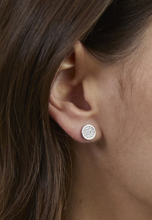 s.Oliver CRYSTAL ROCK - Earrings - silber