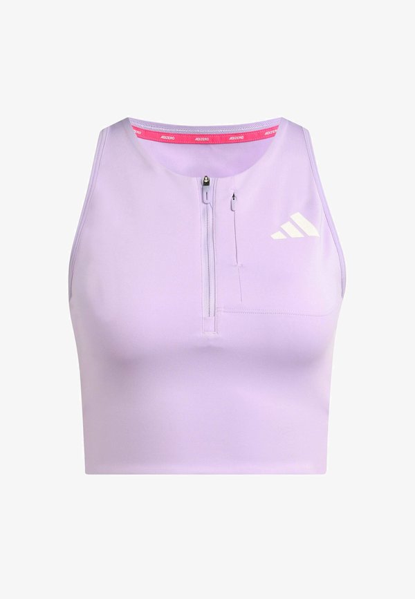 adidas Performance ADIZERO CROP W - Top - powder plum