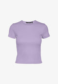 Vero Moda VMCHLOE SHORT - Basic T-shirt - orchid bloom