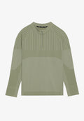 Pier One Sport LONG SLEEVE SEAMLESS TOP WITH 1/4 ZIP