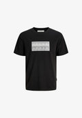 Jack & Jones T-SHIRT PLUS SIZE LOGO T-SHIRT - Print T-shirt - black
