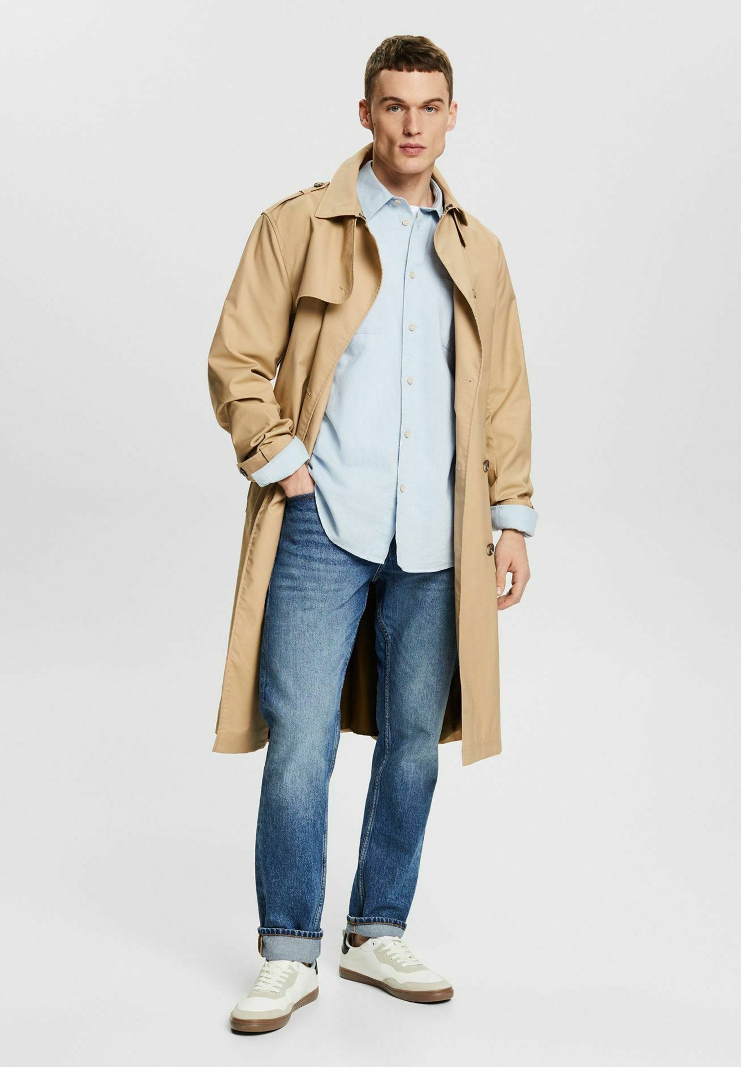 SOLID SHIRT REGULAR FIT Media 2