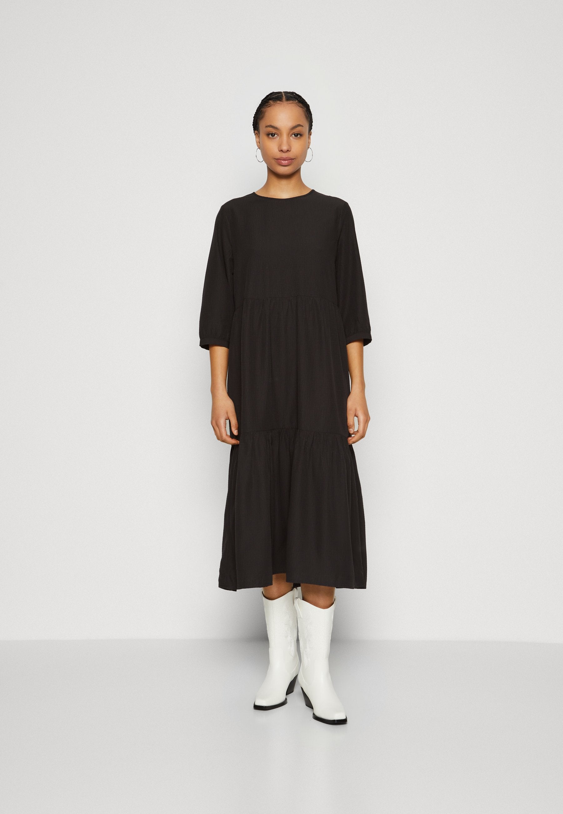 Pieces PCFLOWER MIDI DRESS