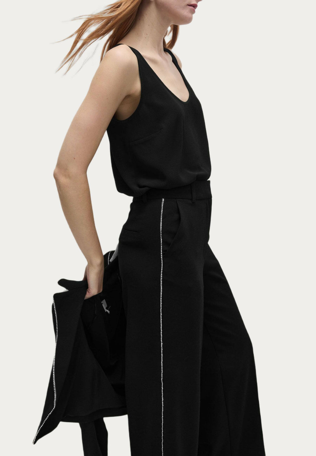Marks & Spencer EMBELLISHED TAILORED WIDE LEG