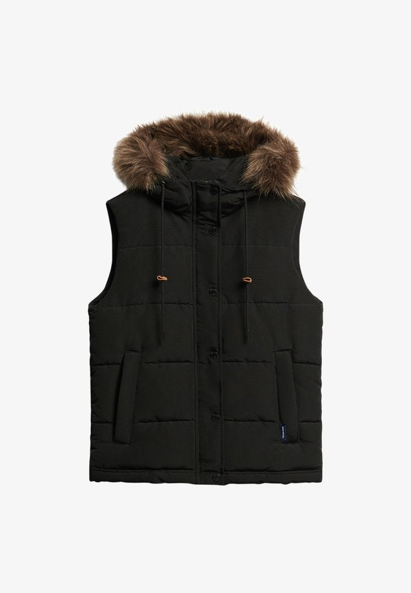 Superdry & Co EVEREST - Waistcoat - black