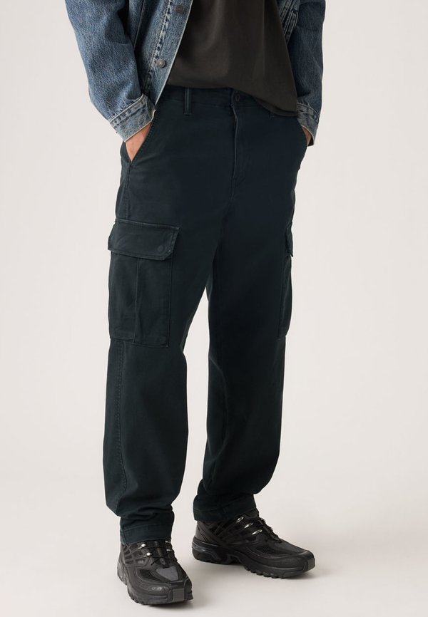 Levi's® XX CARGO TAPER T3 - Cargo trousers - mineral black s twll