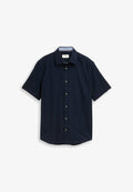 TOM TAILOR REGULAR FIT KURZARMHEMD - Shirt - sky captain blue