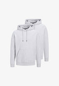 Jack & Jones JACK & JONES 2 PACK - Hoodie - light grey melange