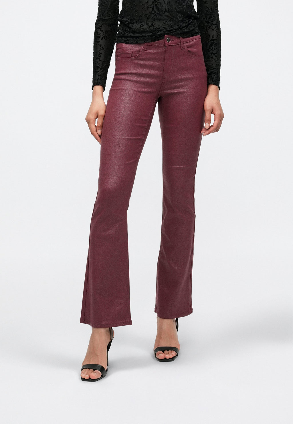 ONLCLARE FLARED GLITTER PANT Media 3
