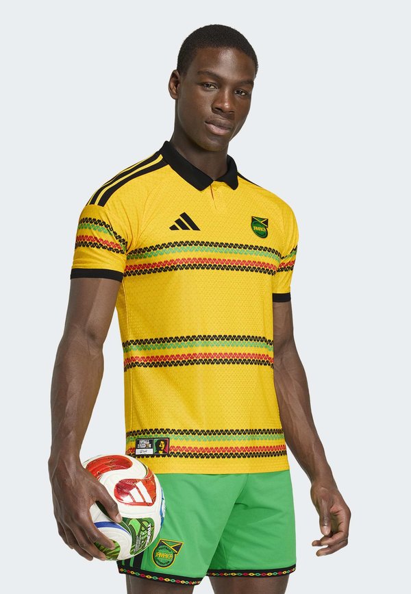 adidas Performance JAMAICA 26 X BOB MARLEY HOME AUTHENTIC  - Sports T-shirt - bold gold