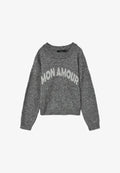 Vero Moda Knitted VMAMOREMIO Knitted - Jumper - medium grey melange